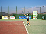 Tenis Canopus 2005. Helena Martín fondo. Foto de Mari Carmen Oteros y GYB