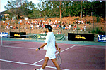 Torneo Canopus 1994. Vallejo, carismático e ídolo de la afición. Foto de GYB